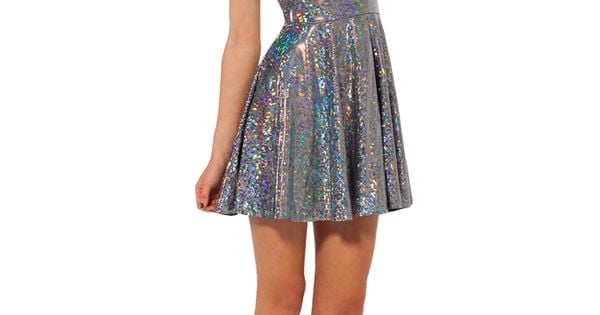 Shattered crystal reversible straps dress