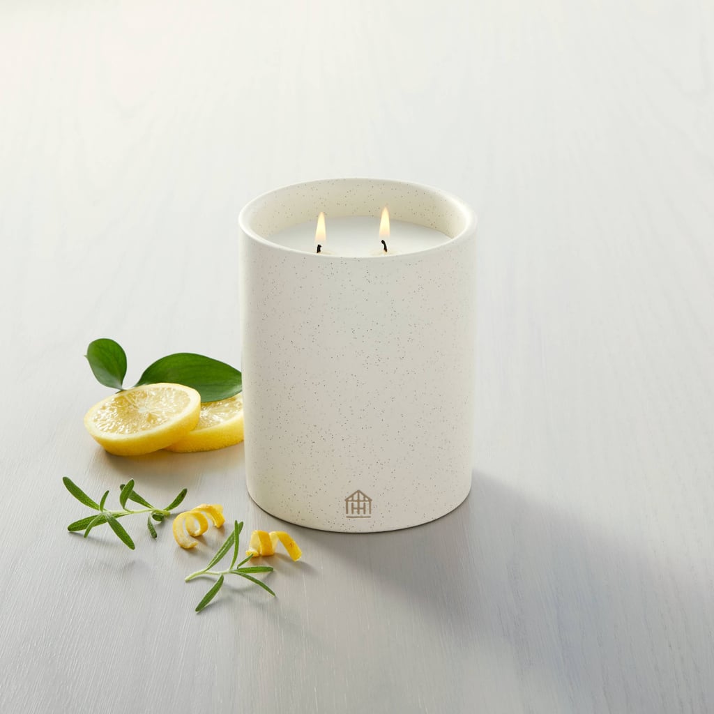 Hearth & Hand With Magnolia Lemon Speckled Ceramic Kitchen Candle