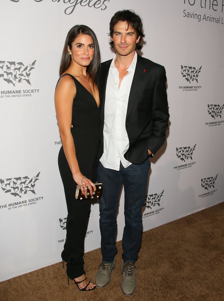 Ian Somerhalder and Nikki Reed at Humane Society Gala 2016