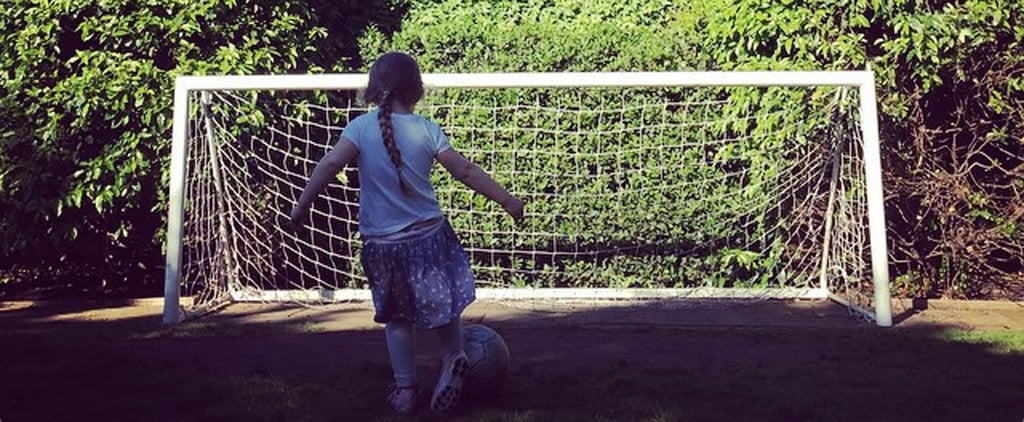 Harper Beckham Soccer Instagram Photo