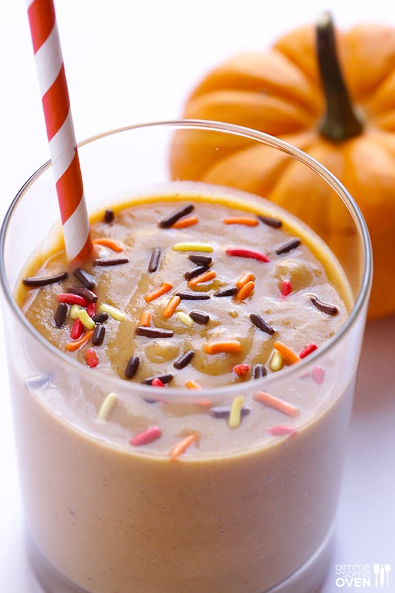 Pumpkin Pie Milkshakes