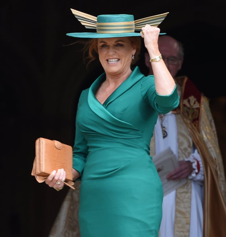 Sarah Ferguson Dress at Princess Eugenie's Wedding 2018 | POPSUGAR Fashion Middle East Photo 6