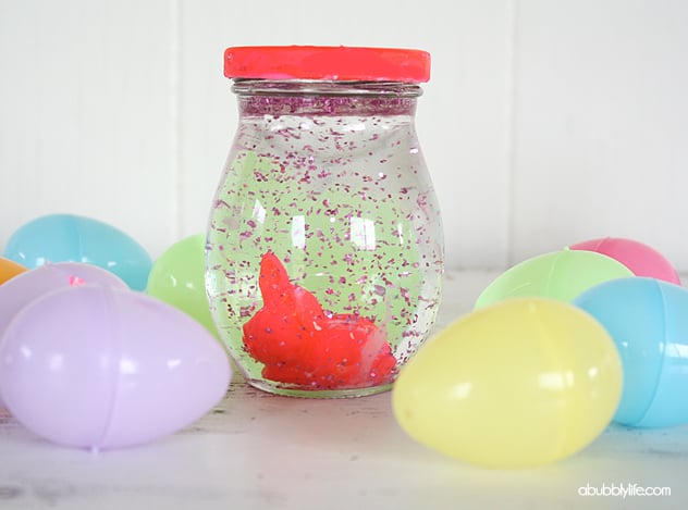 Bunny Glitter Jar