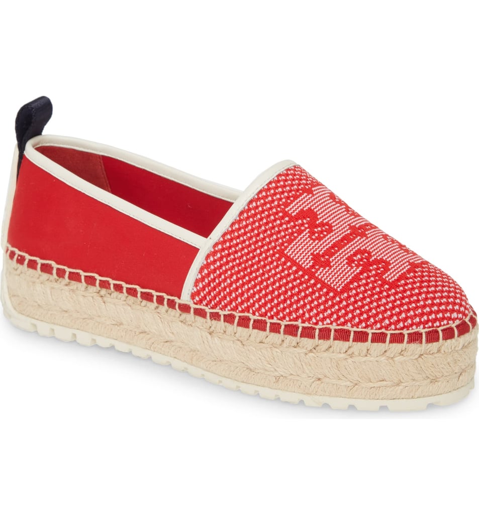 Tory Burch Miranda Lug Sole Platform Espadrilles