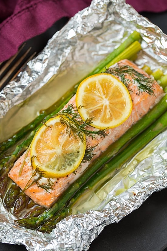 Baked Salmon and Asparagus | Keto Seafood Recipes | POPSUGAR Fitness ...