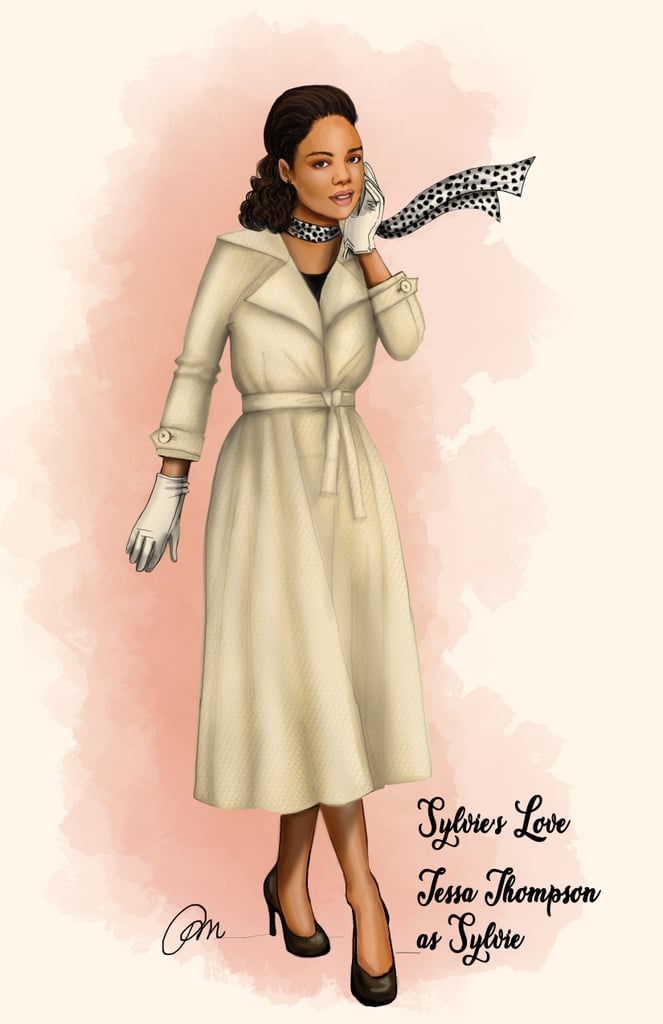 Phoenix Mellow's Sketch of Tessa Thompson as Sylvie