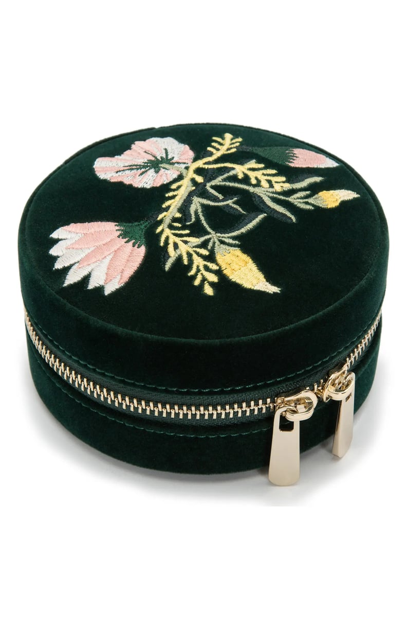 Most Unique Jewelry Travel Case: Wolf Zoe Round Travel Case