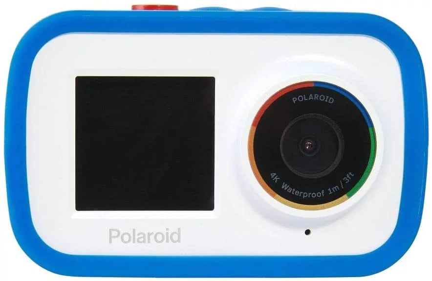 An Action Camera: Polaroid Dual Screen Wifi Action Camera