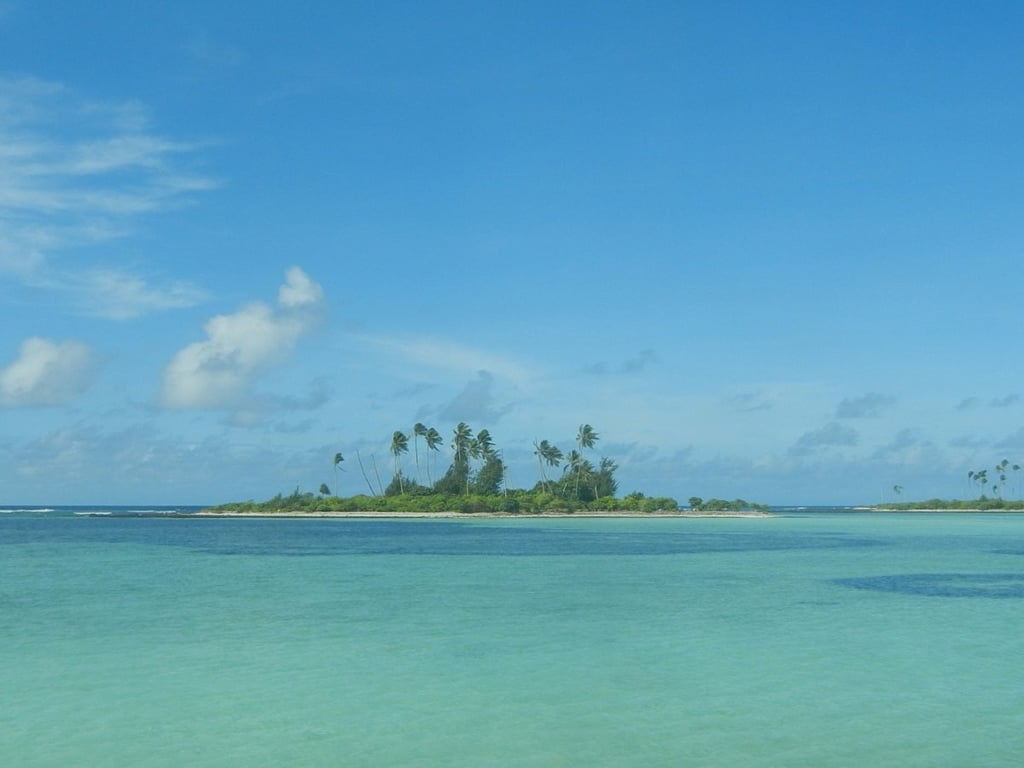 Garfors referred to Kiribati, an island republic in the central Pacific, as a "proper Pacific paradise."