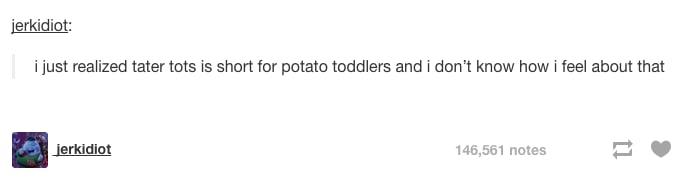 On Tater Tots.