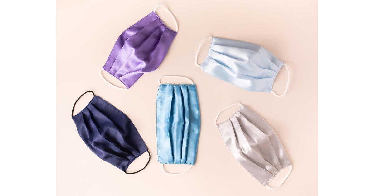 A Pleated Silk Option Breathable Silk Satin Face Mask The Best