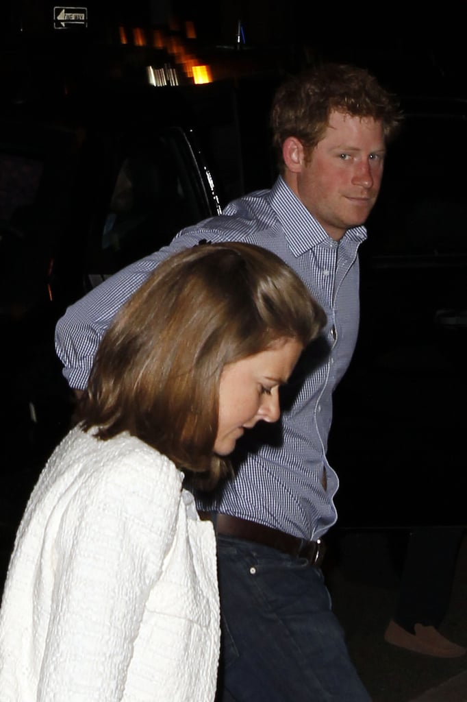 Prince William and Prince Harry at Dinner in Memphis