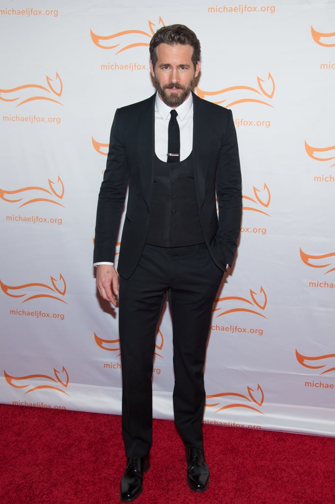 Ryan Reynolds got dressed up for a good cause on Saturday. He attended The Michael J. Fox Foundation's gala "A Funny Thing Happened on the Way to Cure Parkinson's" in NYC.