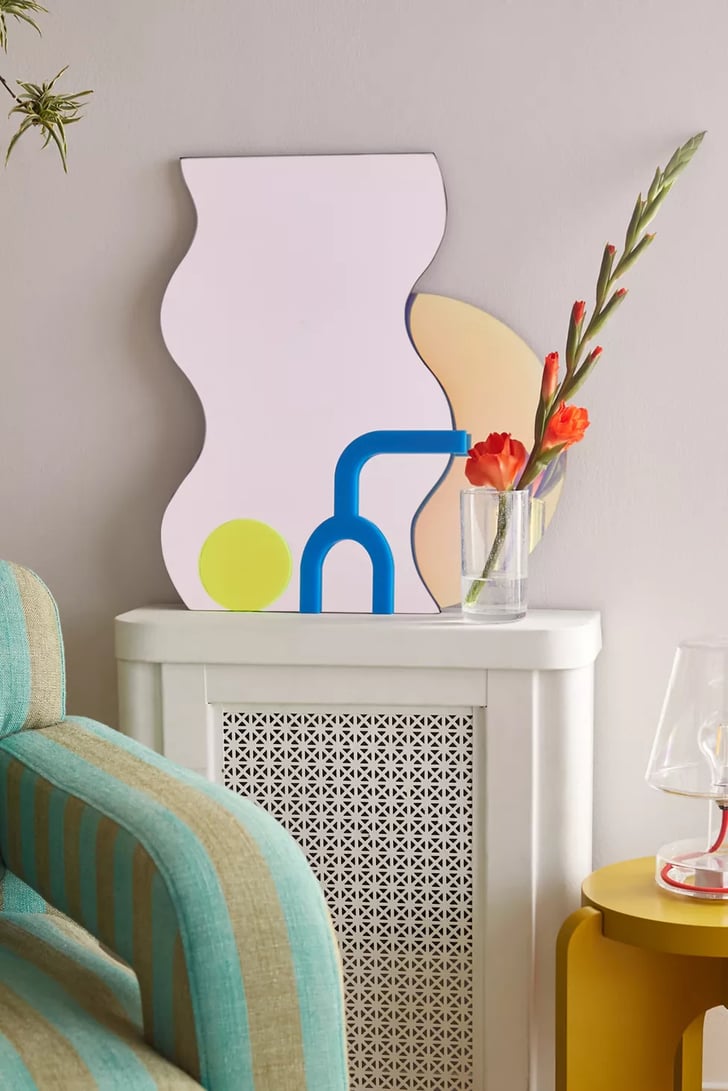 Mod Future Urban Outfitters Frameless Squiggle Wall Mirror Best