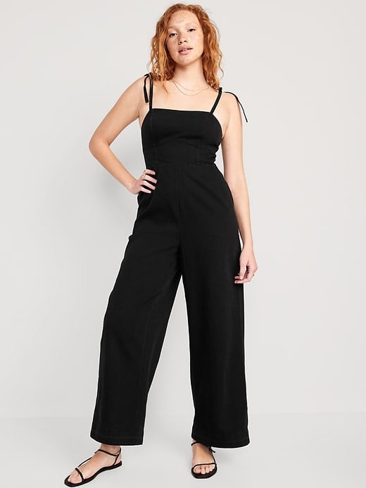 Old Navy Tie-Shoulder Corset Cami Jumpsuit