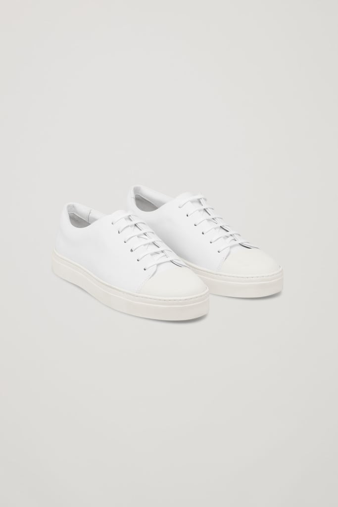 COS Rubber-Detailed Leather Sneakers