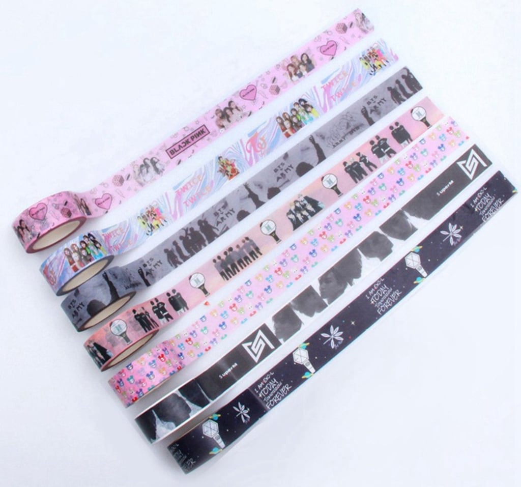 K-Pop Washi Tape: Blackpink, EXO, Twice, GOT7, SuperM