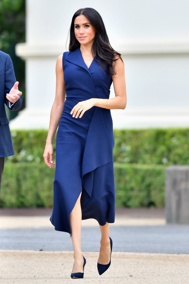 Meghan Markle Wears Dion Lee Dress October 2018