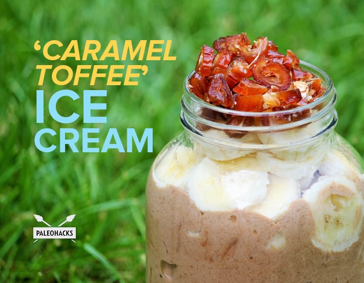 Caramel Toffee Ice Cream