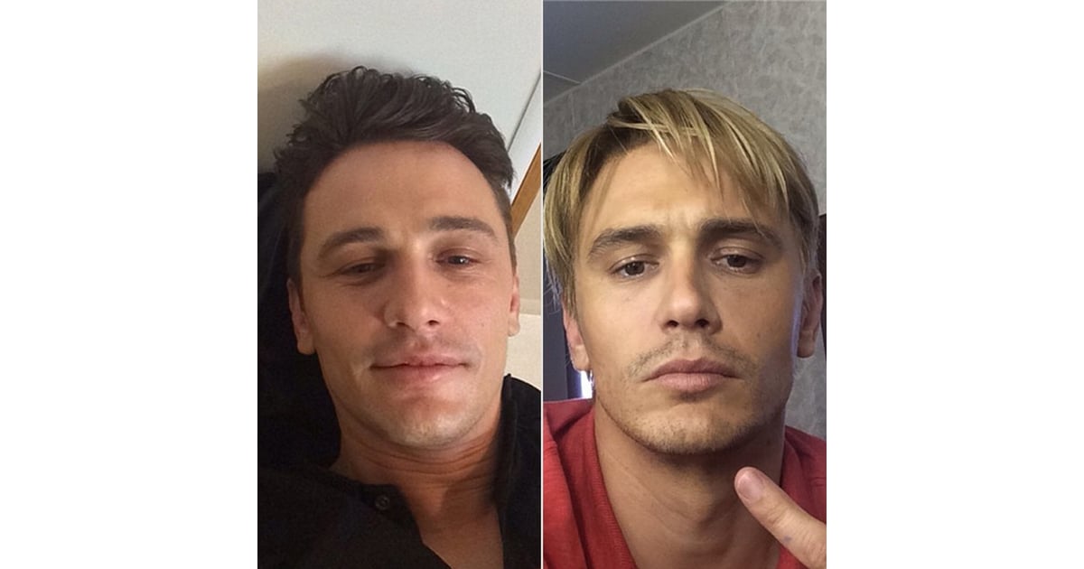 Does James look better as a brunet or blond?  Celebrity 