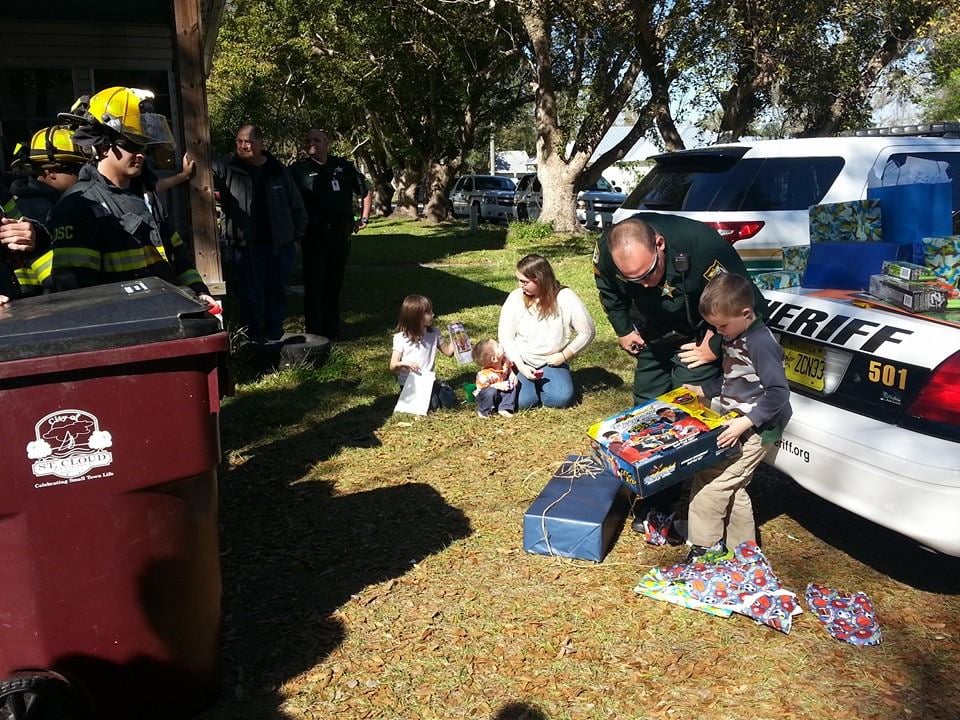 Firefighters Attend Boy With Autism's Birthday Party