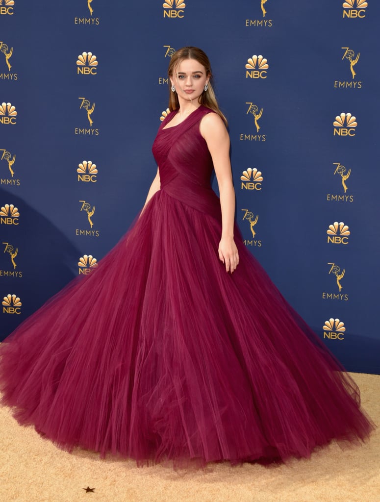 Joey King in Zac Posen Dress at the 2018 Emmys