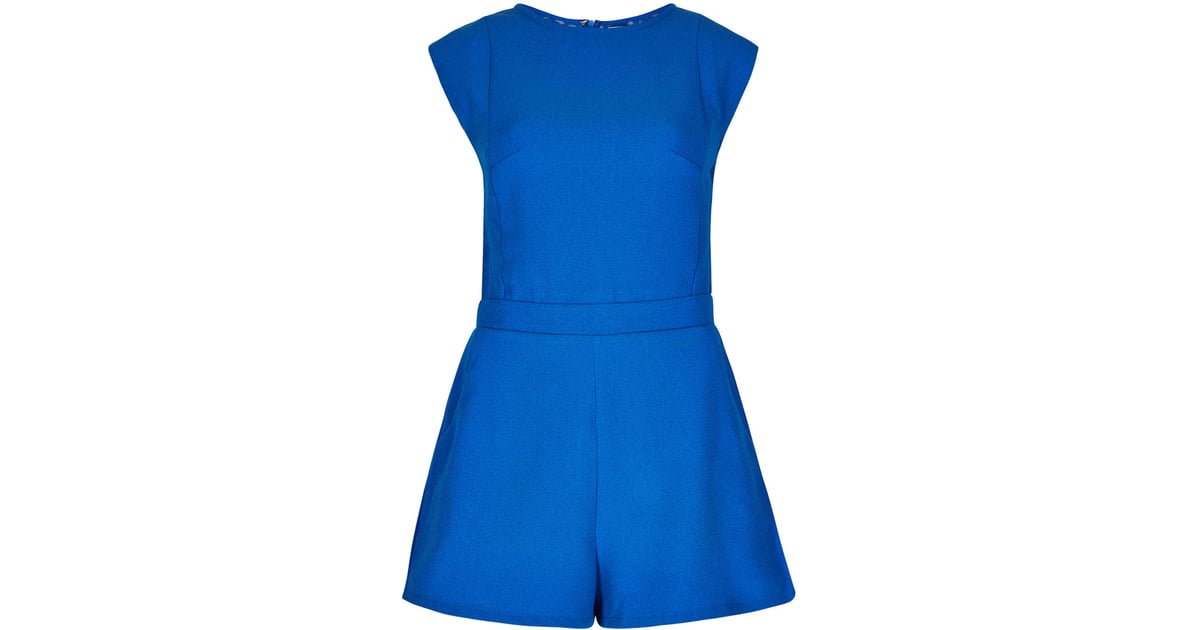 Apricot Blue Nautical Lace Back Playsuit (59) Jumpsuits to Wear to