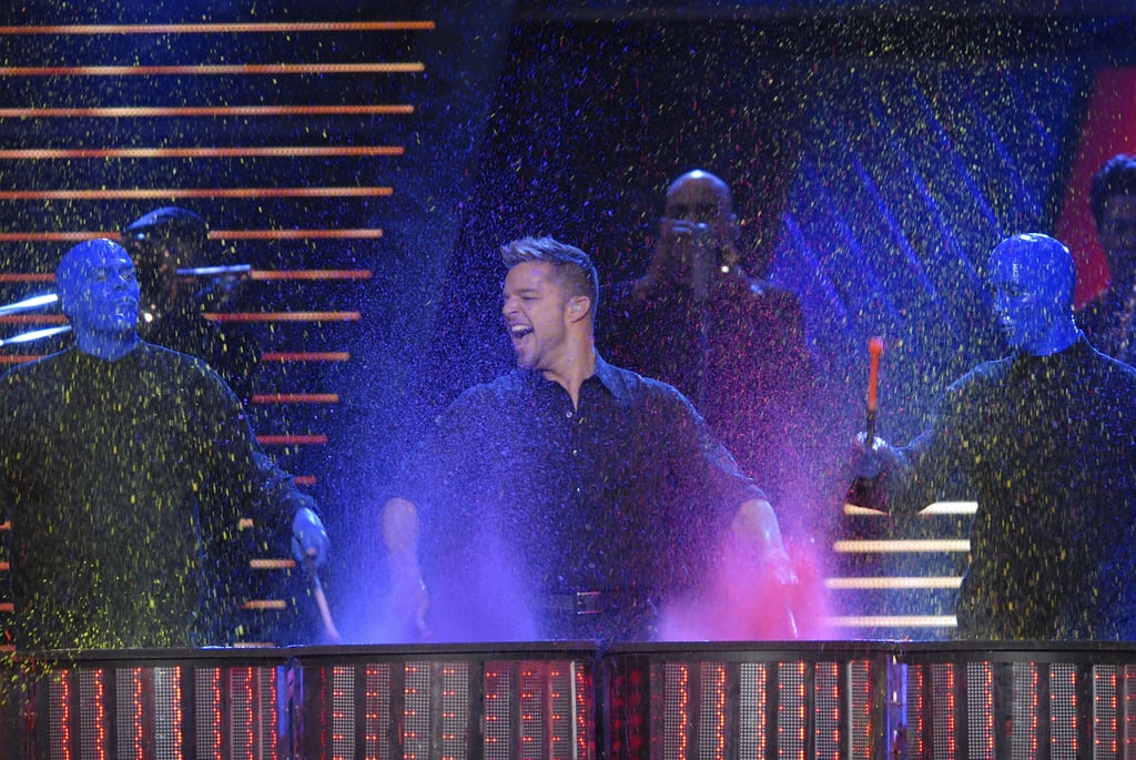 Ricky Martin Brought Back His '90s Classics With Blue Man Group