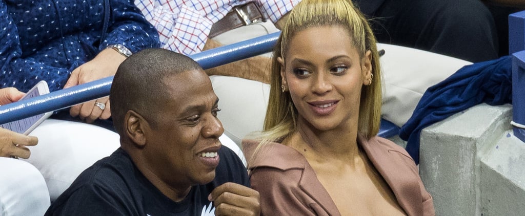 Beyonce and Jay Z Watching Serena Williams at the US Open