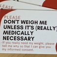 The Story Behind the Viral "Don't Weigh Me" Cards That Fight Weight Stigma