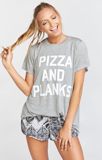 MUMU Oliver Tee Pizza and Planks Graphic