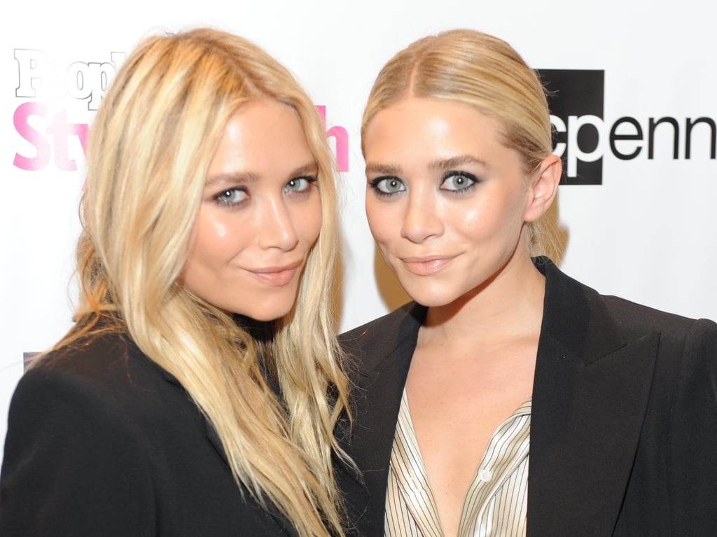 Later in 2011, the two were out celebrating Fashion's Night Out with light blond hair. Mary-Kate stuck to her signature waves, while Ashley went with a sleek updo.