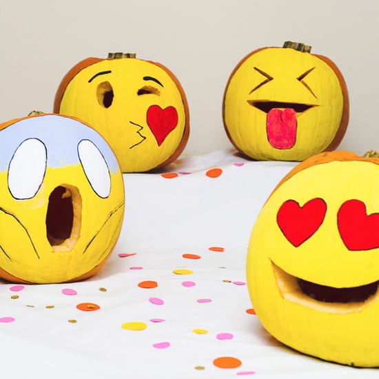 DIY Emoji Pumpkins