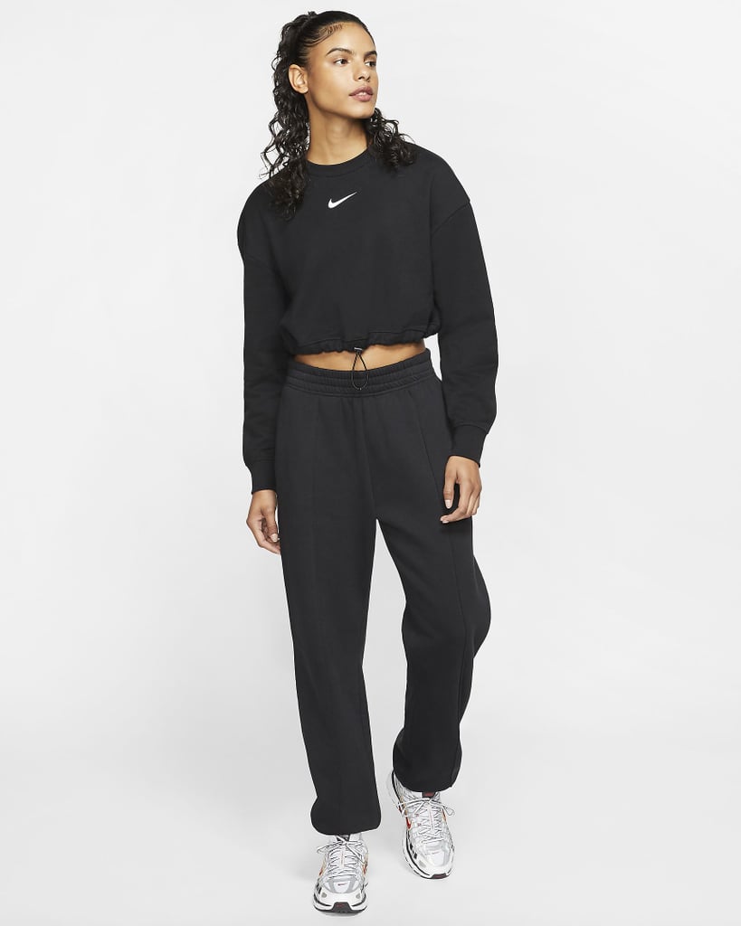 nike sportswear swoosh women's french terry hoodie
