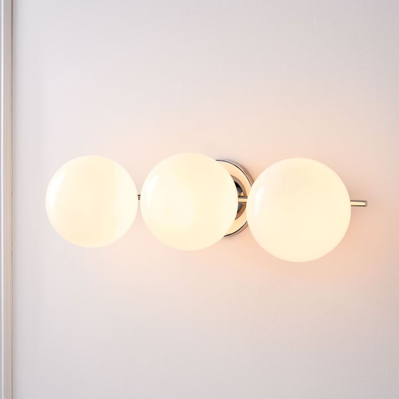 Sphere & Stem 3-Light Sconce