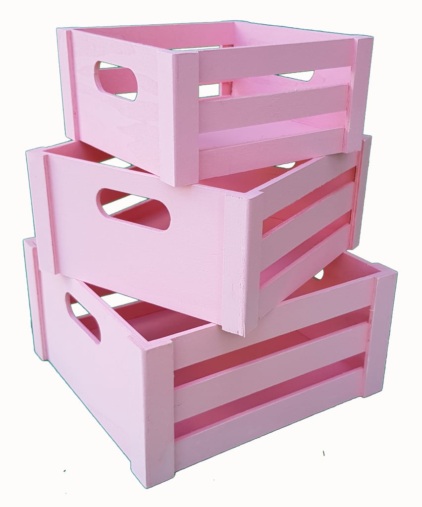 Highland Dunes Set of 3 Wood Crates