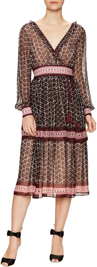 kate spade burgundy dress