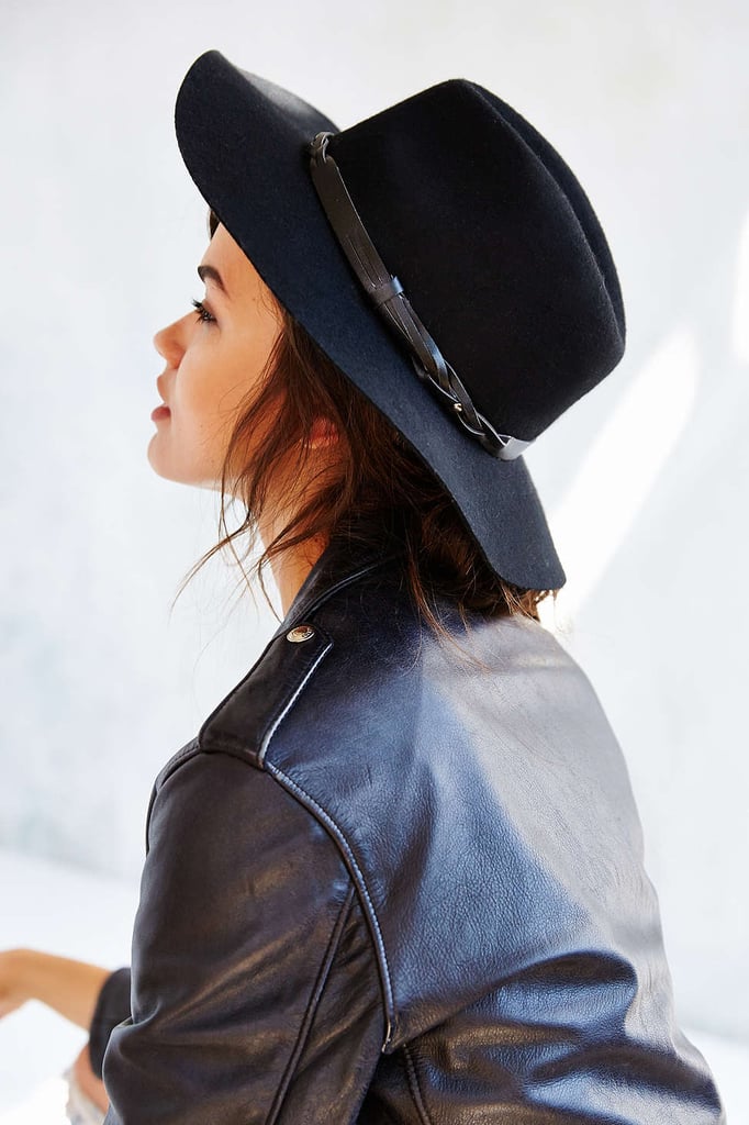 Braided Trim Felt Panama Hat