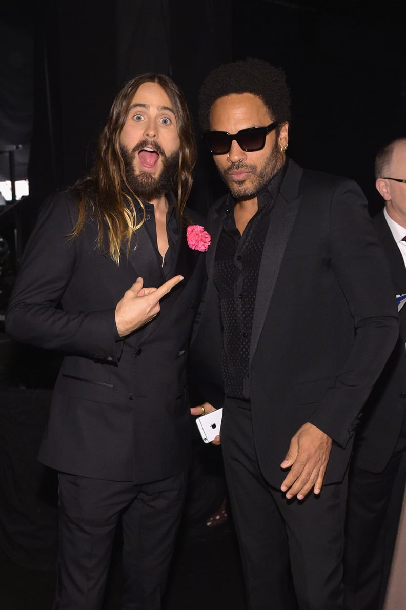 Then he was like, "It's Lenny Kravitz ohmygod!"