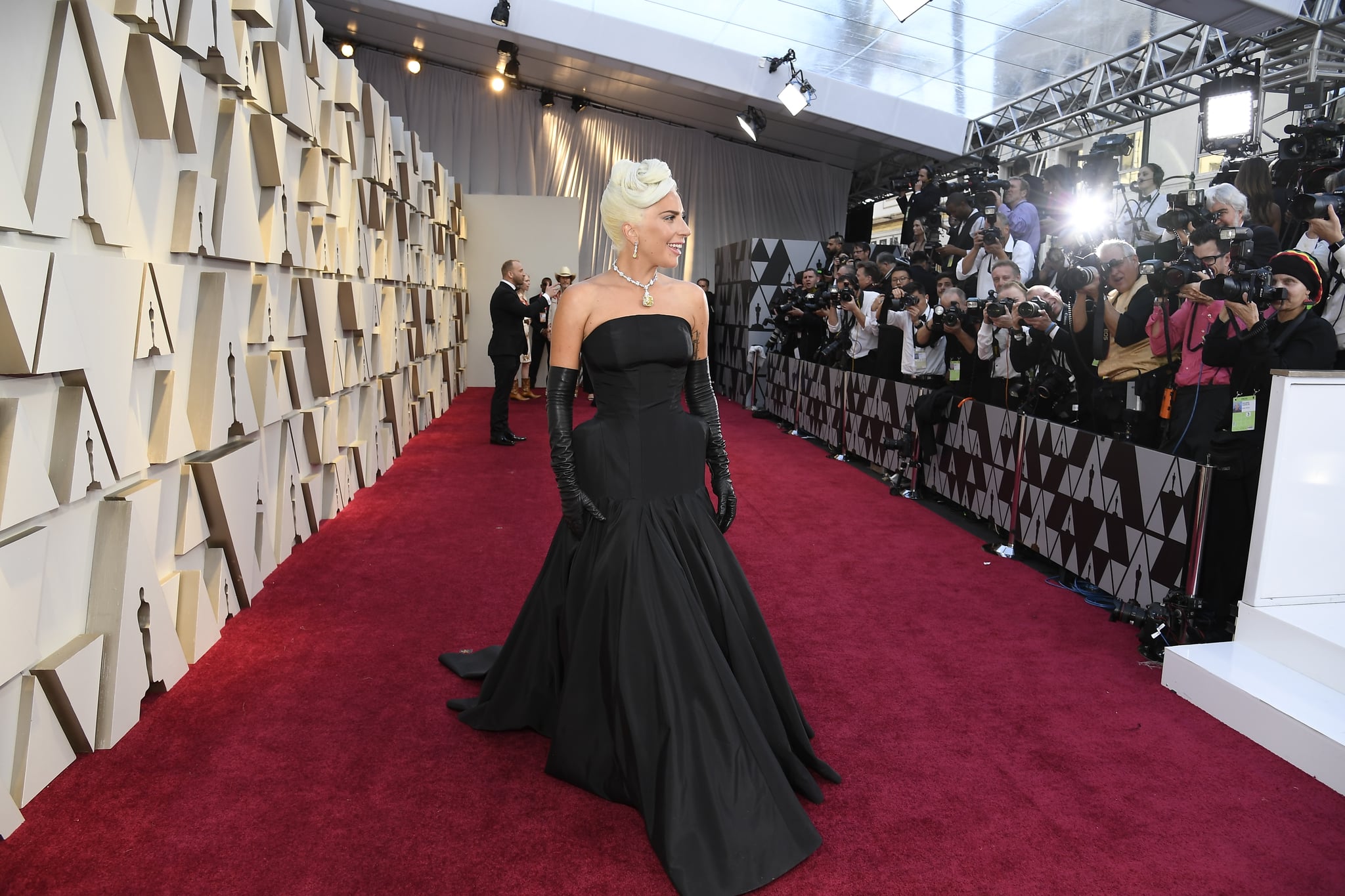 HOLLYWOOD, CALIFORNIA - FEBRUARY 24: Lady Gaga attends the 91st Annual Academy Awards at Hollywood and Highland on February 24, 2019 in Hollywood, California. (Photo by Kevork Djansezian/Getty Images)