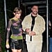 Taylor Swift and Travis Kelce Hold Hands in Matching Outfits for Date Night