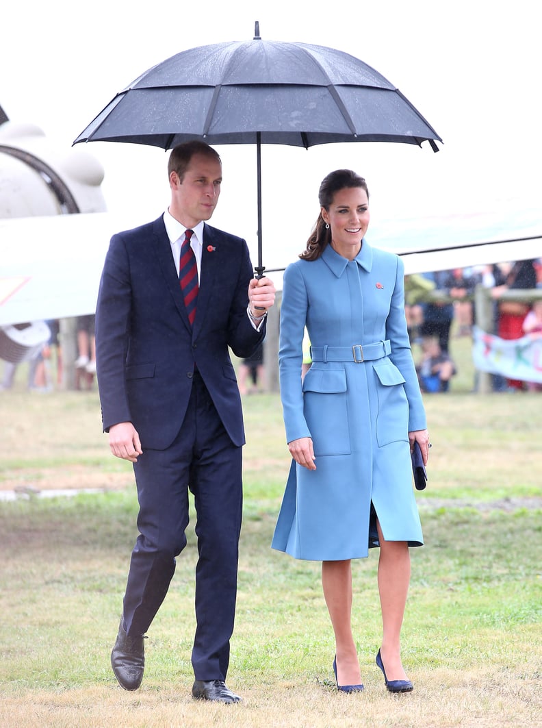 Kate Middleton Nails Her Work Uniform in a Blue Suit Tailored to Perfection