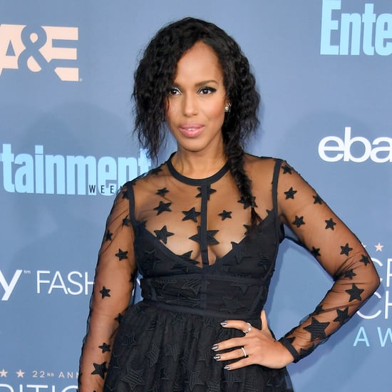 Kerry Washington's Beauty Look 2017 Critics' Choice Awards