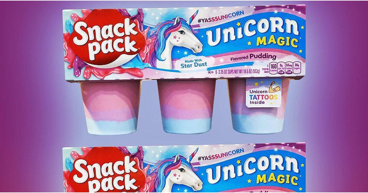 Snack Pack Unicorn Magic Pudding POPSUGAR Family