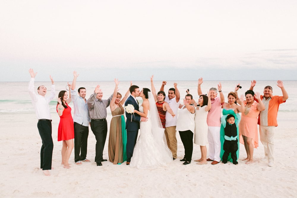 Wedding Party on the Beach