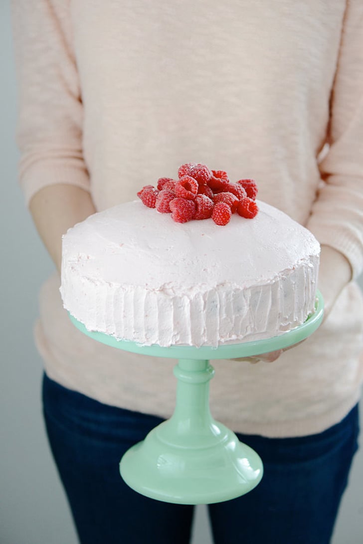 Chocolate Layer Cake With Raspberry Buttercream Frosting