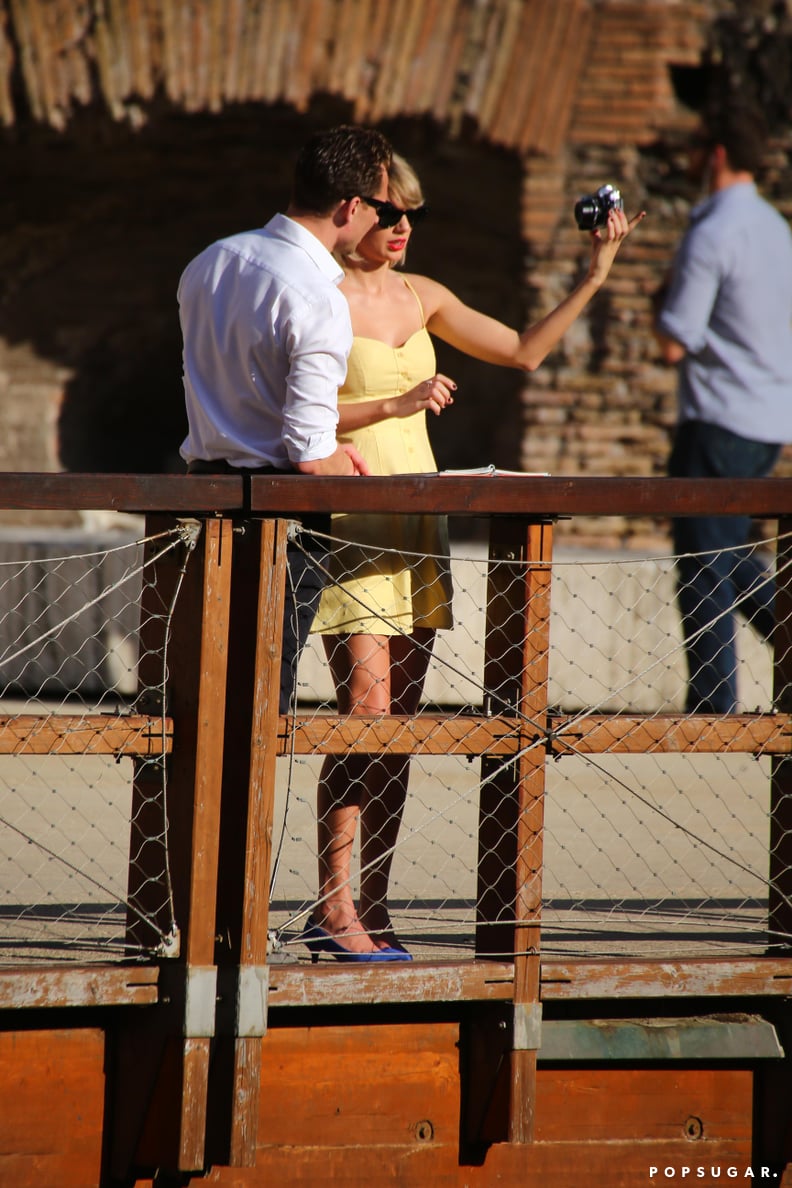 Taylor Swift Style — At the Colosseum w/ Tom Hiddleston, Rome, Italy