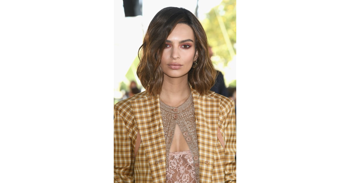 Emily Ratajkowski Wearing Nina Ricci Plaid Suit | POPSUGAR Fashion Photo 4