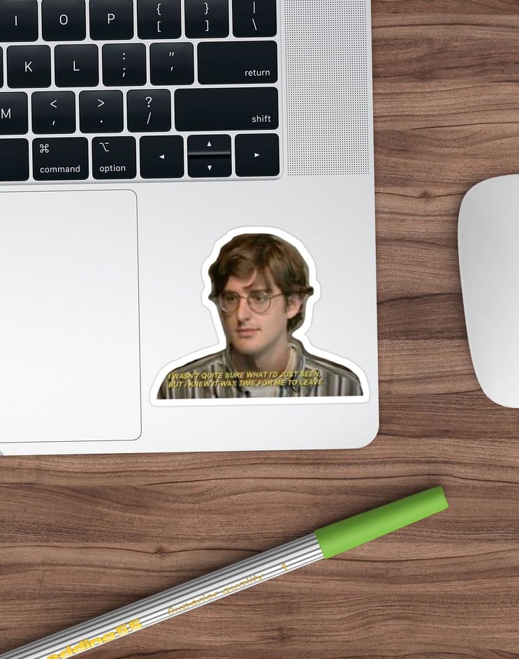 Louis Theroux Quote Sticker