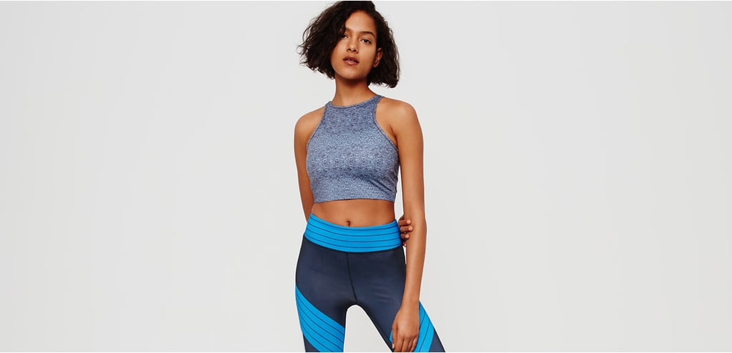 Lou & Grey Form Stripe Streeeetch Crop Top